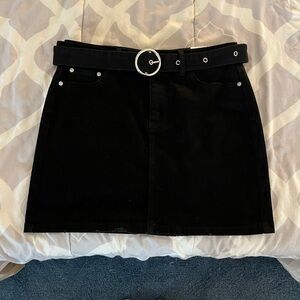 Almost Famous Black Pencil Mini Skirt